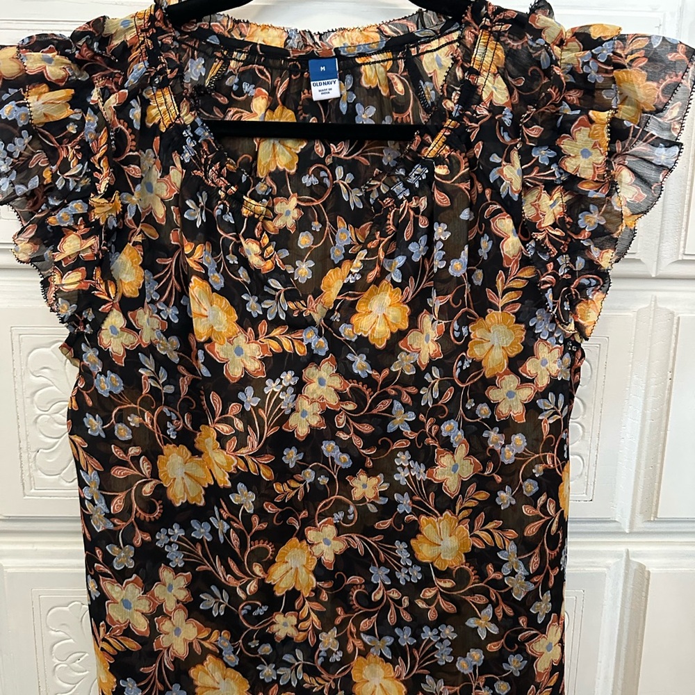 Old Navy floral blouse